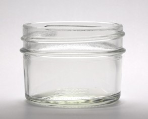 4 oz Jelly Jar CASE of 12-No Lids - SALE PRICED