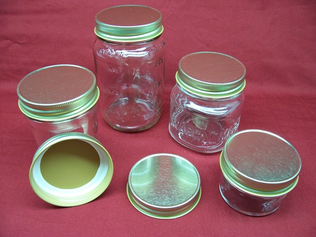 Gold Mason Jar Lids-EACH-CLOSEOUT